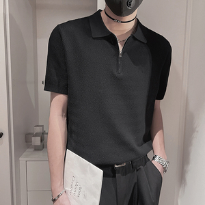 PL27-M-3XL P78-控108  67.4%粘胶纤维32.6%聚酯纤维 拉针织POLO图片