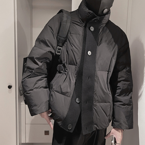 Y116-P248-控328-M-3XL-锦纶 50绒200-250克针织门襟羽绒服图片