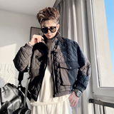 Y128-P138-控188-M-3XL短款合扣棉衣聚酯纤维，男装棉衣，电商A216