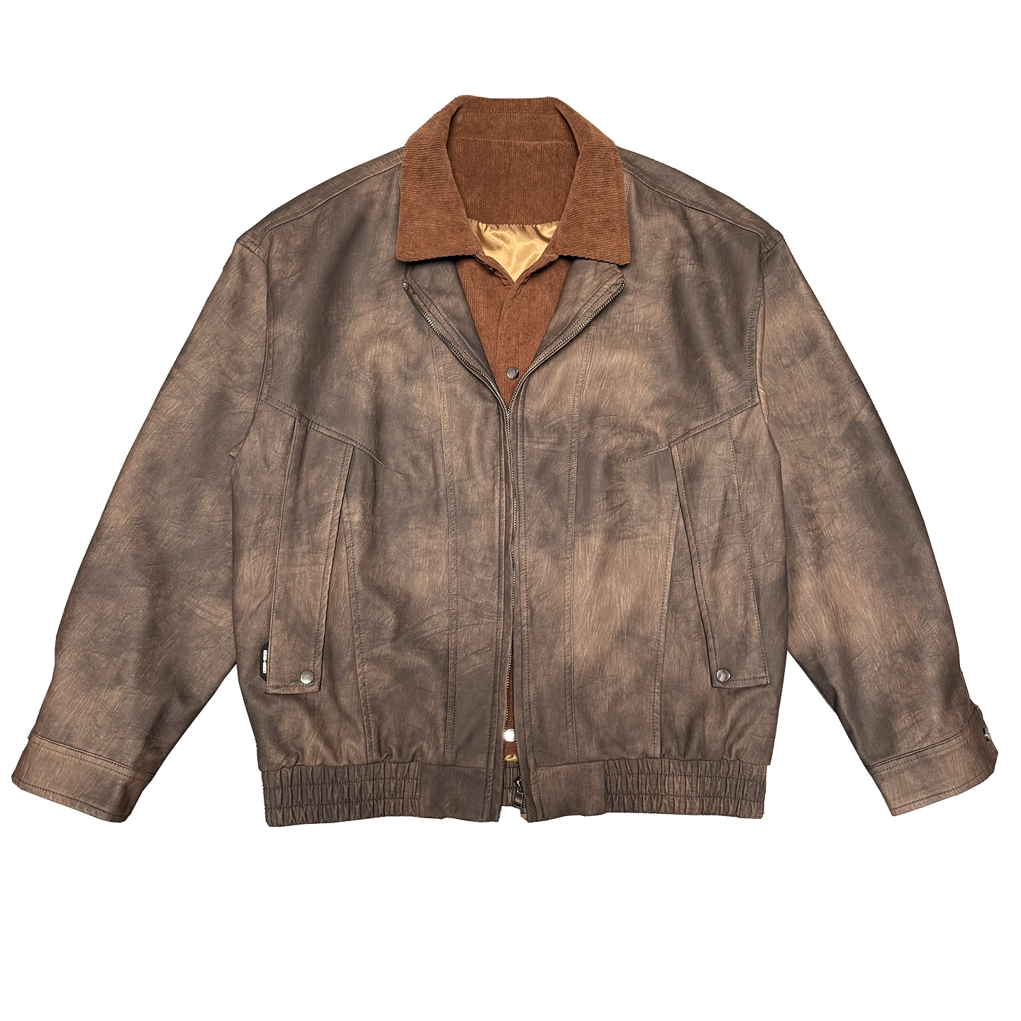 PY06-P138-控178M-3XL-95%PU皮5%其他假两件皮衣，男装皮衣，电商A216