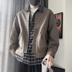 WT86-P98-控138-M-3XL-聚酯纤维 假两件夹克图片