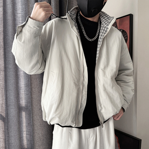 Y119-P218-控298M-3XL- 80%棉20%聚酯纤维50绒衬格贴面内里羽绒服，男装羽绒服，电商A216