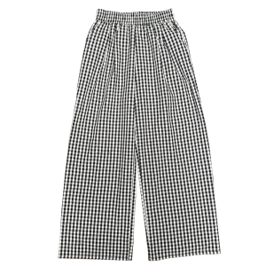 CK02-M-2XL-P48控68 50%棉50涤纶慵懒风盖脚面拖把裤泡泡四色格纹图片