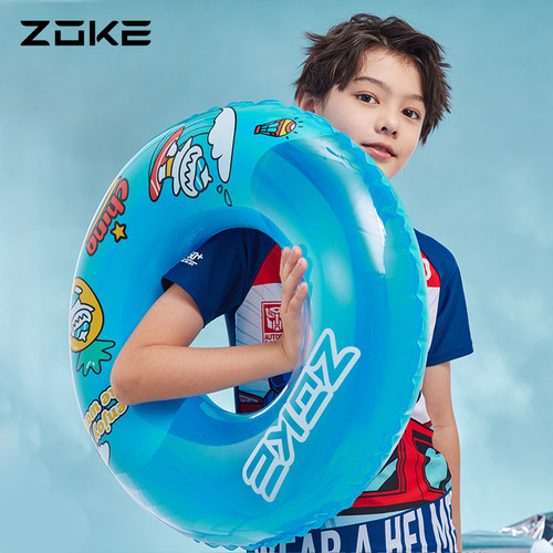 充气救生圈Zoke防侧翻加厚