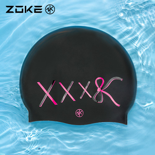 洲克硅胶泳帽男女通用防滑不勒头