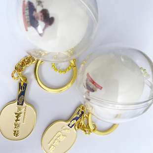 莎头孙颖莎王楚钦狂飙王飒迷你乒乓球拍金属书包挂件应援周边5114