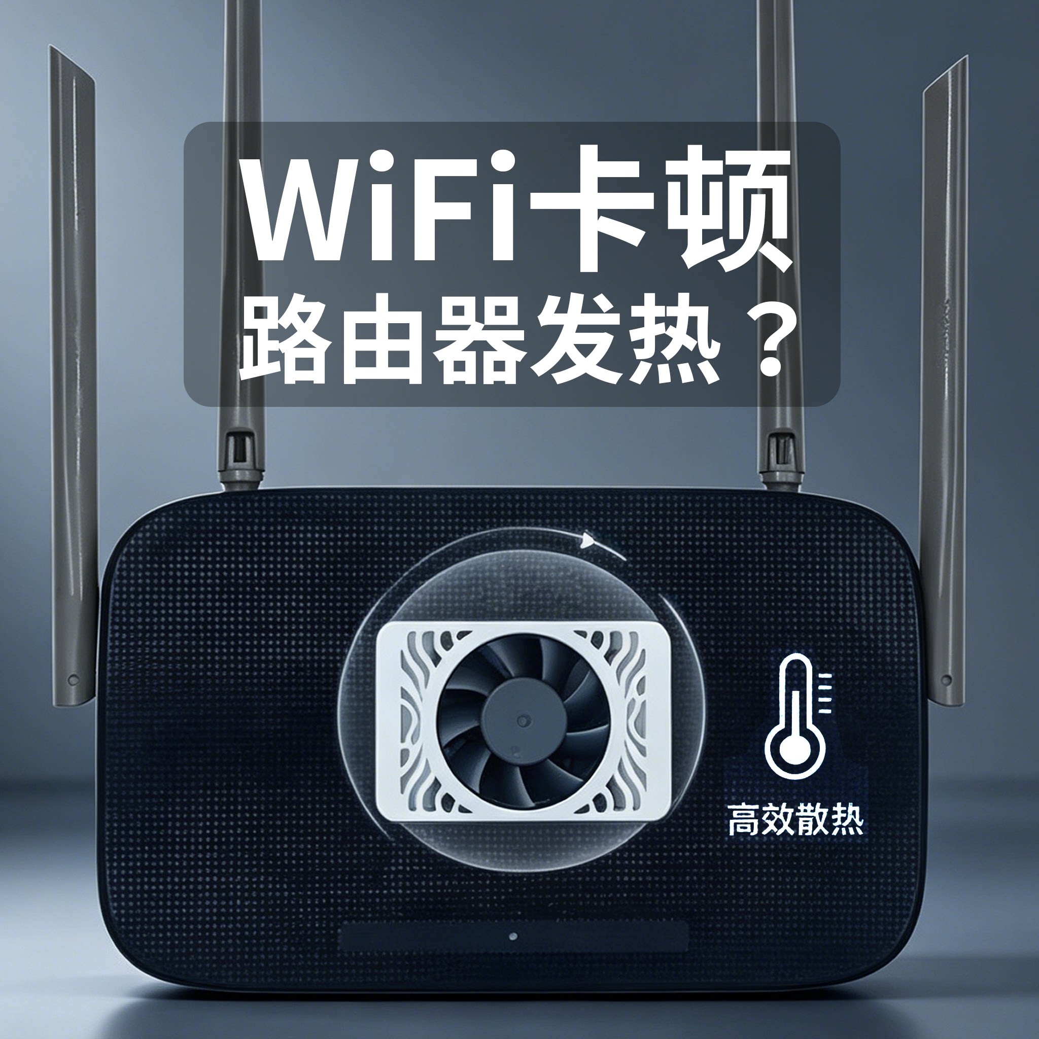 路由器散热风扇dc降温神器超静音5VUSB风扇底座光猫支架电视盒子