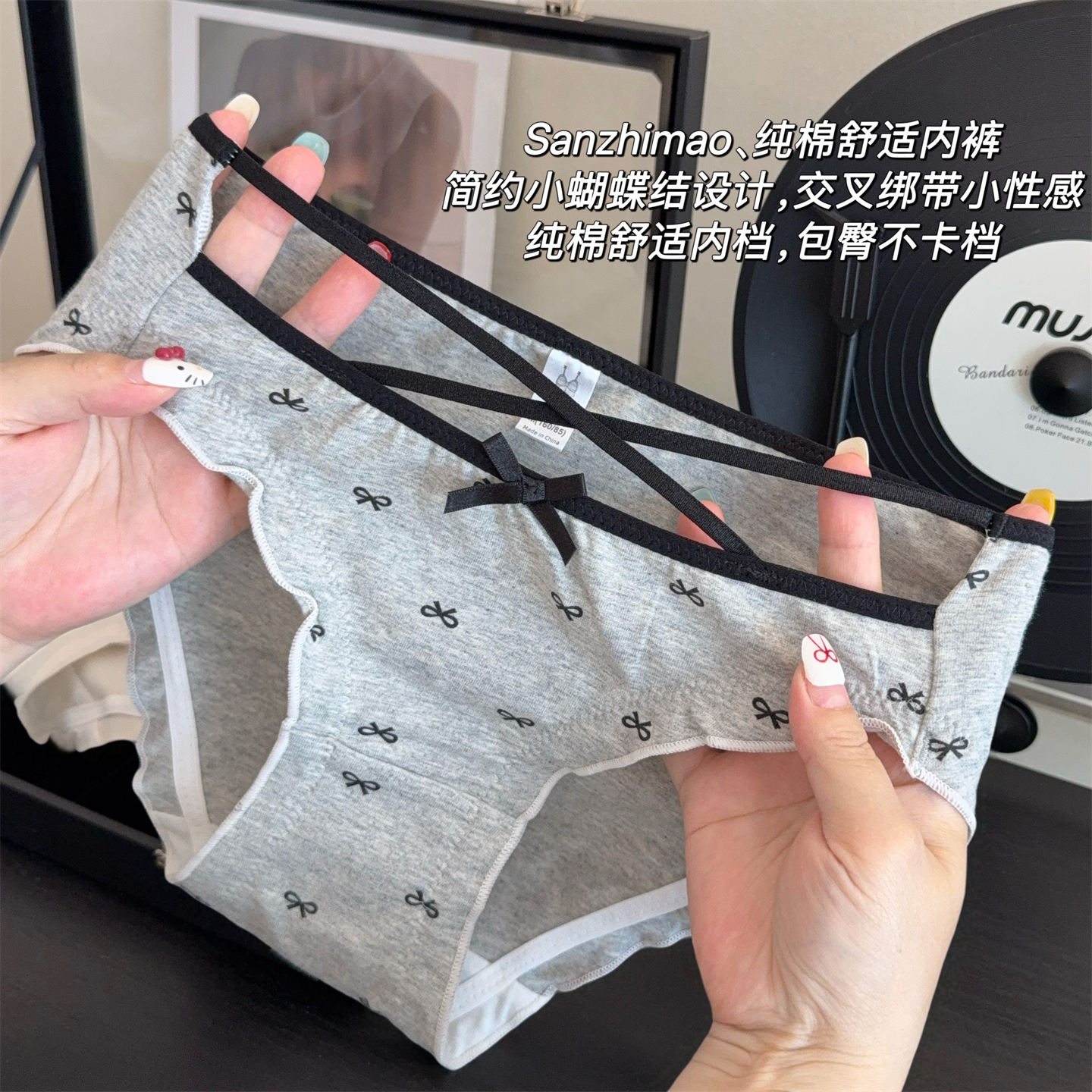 蝴蝶结2025新款纯棉档内裤女
