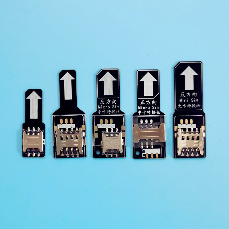 正反方向Nano sim卡延长板CPE无线路由器耐高温防烧卡外置卡槽