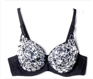 文胸亚克力钻 舞台装 蕾哈娜同款 夜店酒吧DS领舞演出服dj女歌手时尚