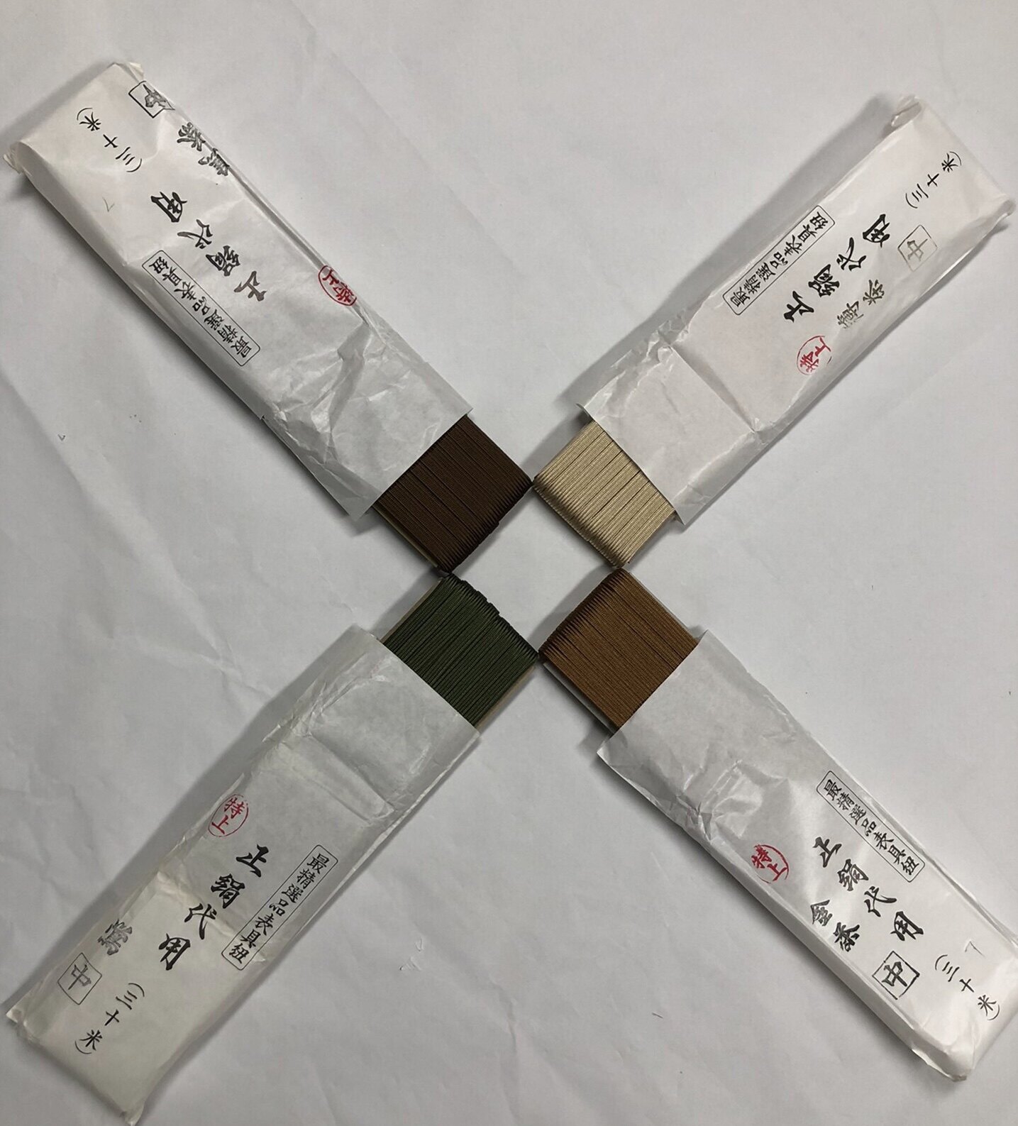 绳子织带书画卷轴挂轴绳子手工DIY腰带刀柄绳下绪7毫米正绢待用
