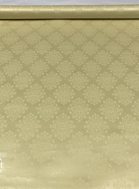 黄色宝相花纹 书画装裱天地材料 册页布料 锦盒布料 高端织锦屏风