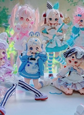 首批正版万梦SugaryGirls BJD盲盒可动人偶onemore8分MJD娃娃手办