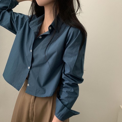 批发内搭宽松简约长袖叠穿衬衫潮