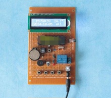 基于51单片机的定时开关设计 带温度显示功能 智能插座散件成品