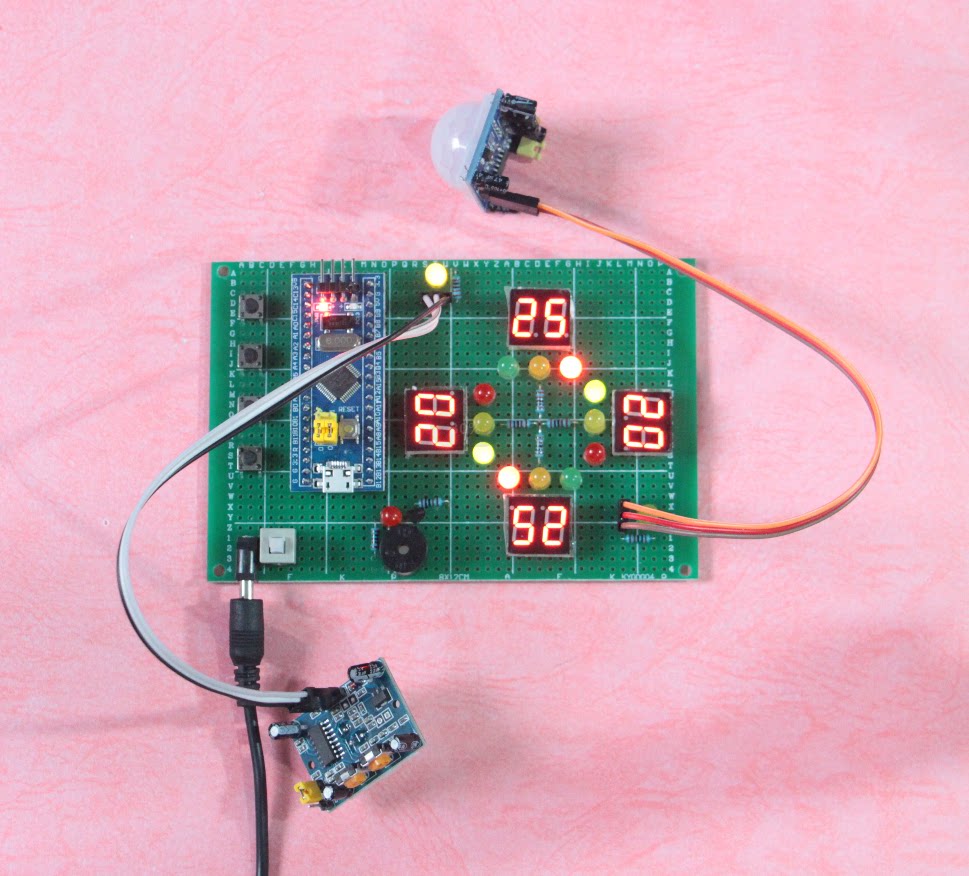 基于stm32单片机交通灯diy