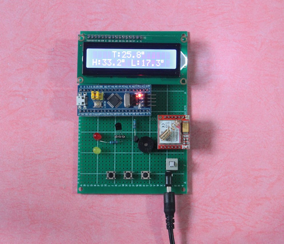 基于stm32单片机温度报警器设计