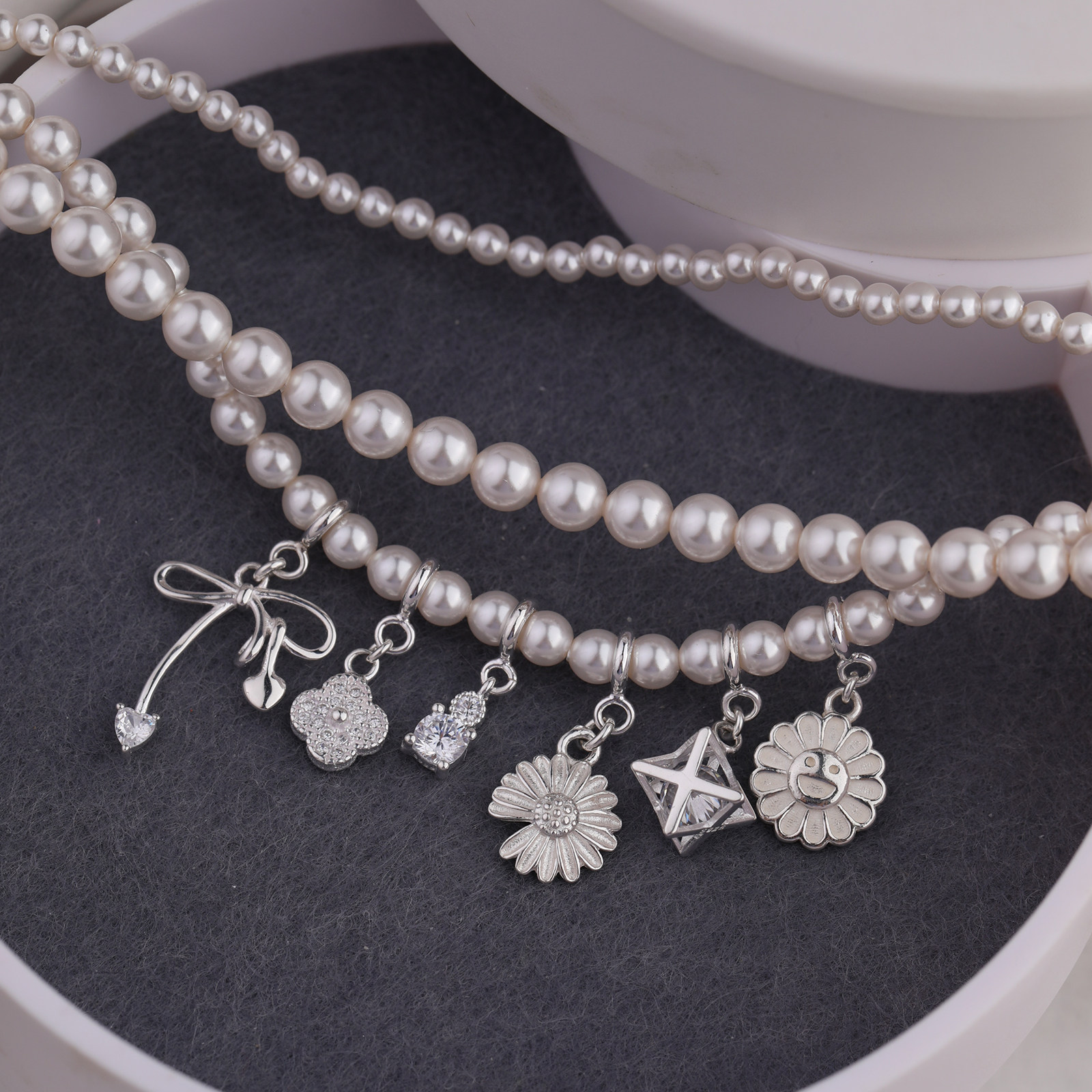 NNU小米珠baby珍珠项链吊坠可拆卸单坠精致百搭S925银饰素链配饰,饰品/流行首饰/时尚饰品新,银饰吊坠,淘宝优惠券,粉丝福利购,淘宝优惠卷