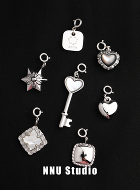 NNU钛钢原色baby珍珠项链百搭锁骨链吊坠S925银可拆卸扣项链单坠