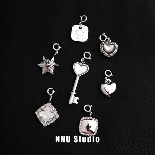 NNU钛钢吊坠珍珠项链配件单坠