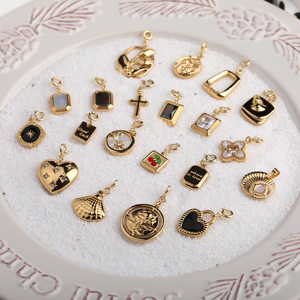 气质锁骨链珍珠项珠可拆卸吊坠