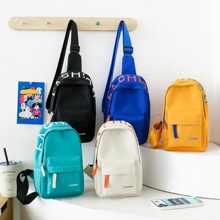 儿童包包休闲小男孩胸包2024年新款 韩系百搭小孩男童包包斜挎包潮