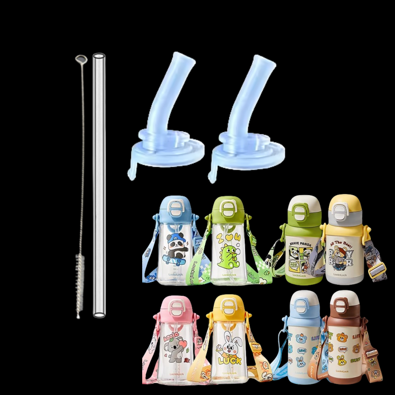 适配乐扣乐扣儿童保温杯水壶替换硅胶吸嘴吸管配件LHC3397ABF009