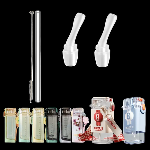适用babycare方形杯吸管吸嘴头bbc水杯配件COSTA大方杯吸嘴102
