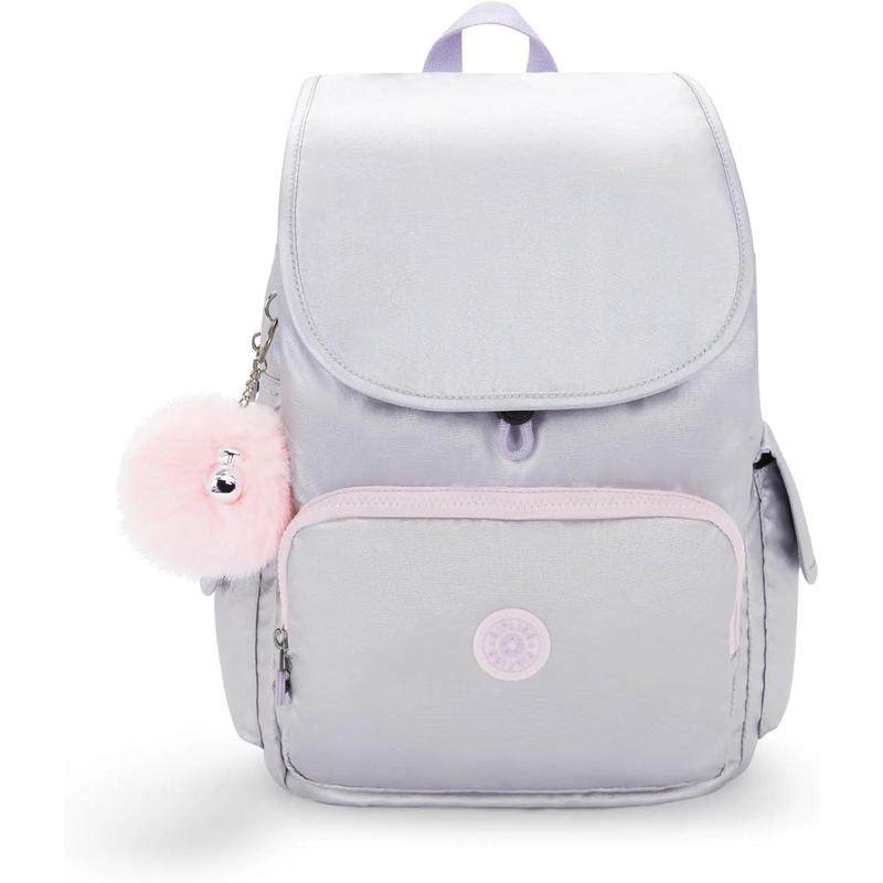 代购Kipling女士双肩包多口袋防泼水便携收纳能力强浅灰色轻便,箱包皮具/热销女包/男包,双肩背包,淘宝优惠券,粉丝福利购,淘宝优惠卷