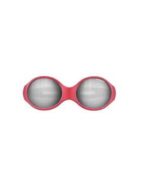 代购JULBO男士太阳镜防紫外线抗眩光护眼遮光红色圆形一体式镜面