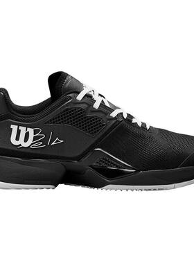 代购Wilson Bela Tour男士黑色网球鞋轻便舒适耐磨适合各类场地