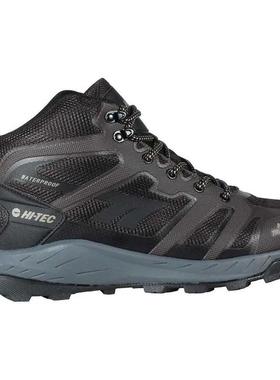 代购HITEC男士徒步鞋防水防滑轻量登山鞋中帮系带户外鞋