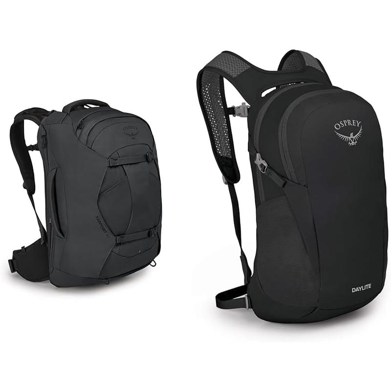 代购OSPREY男女登山包防水挂载扩容40升尼龙多仓设计徒步骑行
