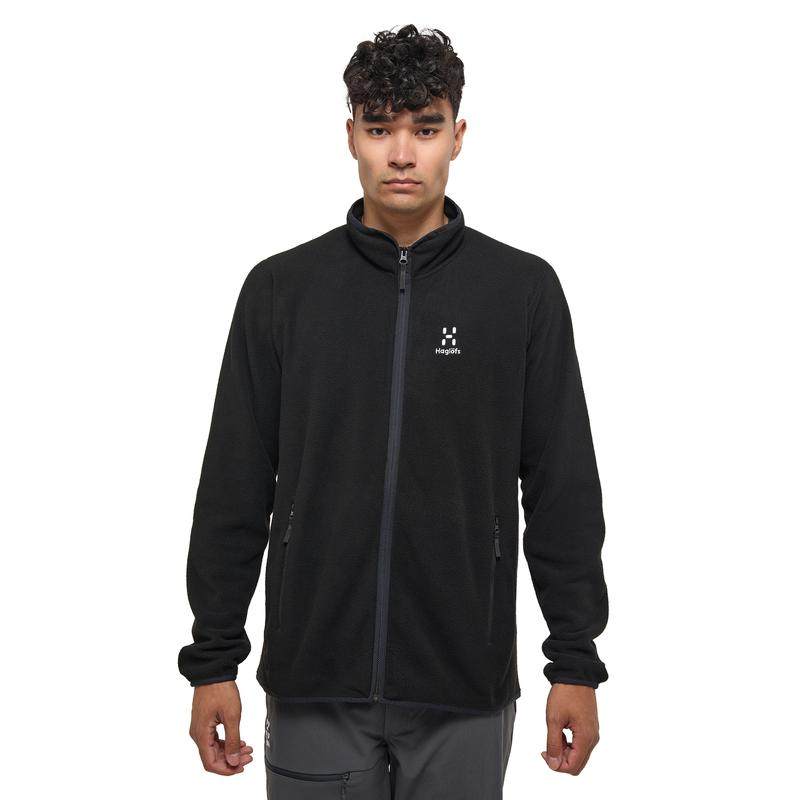 代购HAGLOFS男士抓绒衣保暖透气轻量户外夹克立领长袖中间层外套