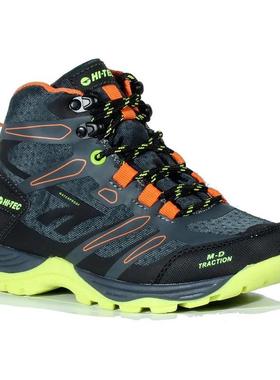 代购HITEC男士徒步鞋防水防滑轻量登山鞋中帮系带户外鞋