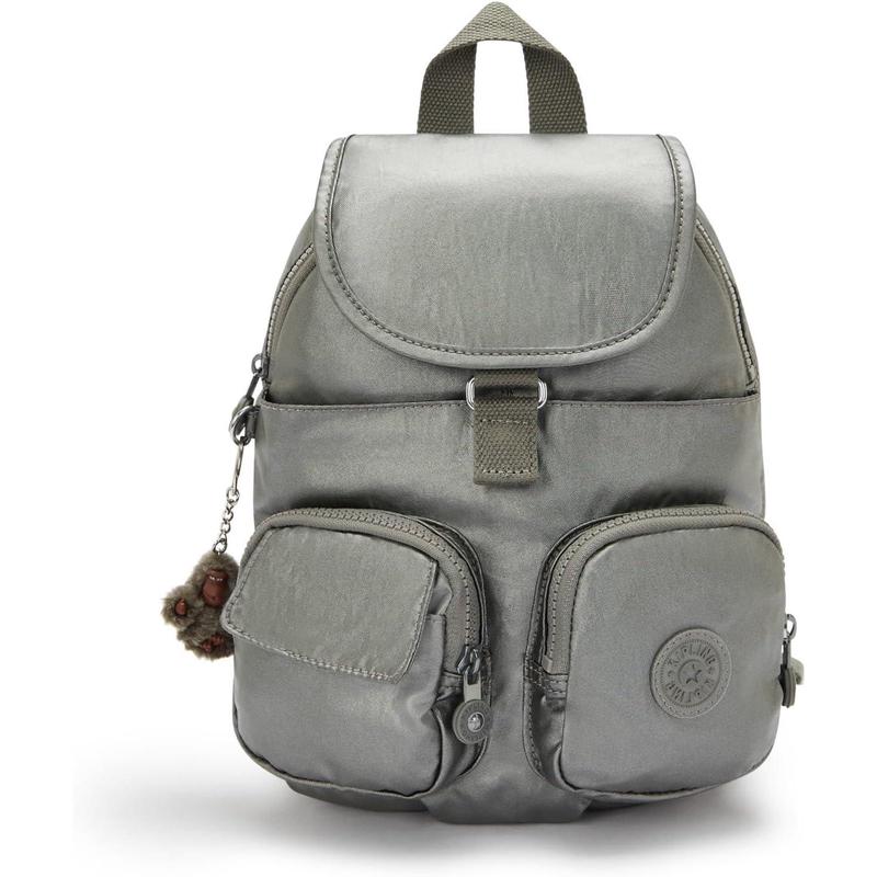 代购Kipling女士双肩包多口袋设计前袋拉链顶部提手可调节肩带