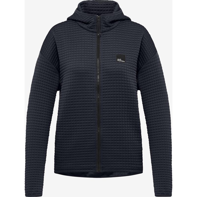 Jack wolfskin狼爪女士抓绒衣保暖防风透气保暖外套连帽长袖