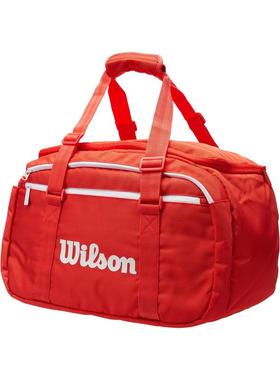代购Wilson威尔胜网球包收纳性强分隔储物独立鞋仓便携设计红色