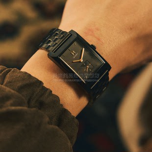 代购MVMT Newporter 方形精致极简超薄舒适商务休闲日常黑色男款