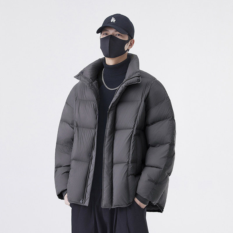 冬季新款新国标90绒 无影墙云朵泡芙无胆穿刺羽绒服外套面包服,男装,羽绒服,淘宝优惠券,粉丝福利购,淘宝优惠卷