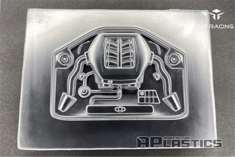 APLASTICS 1|10 RV 평면 자동차 드리프트 자동차 쉘 시뮬레이션 엔진 실 장식 엔진 내부 수정
