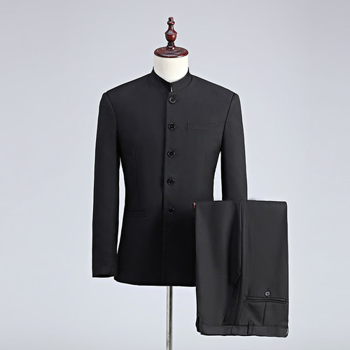 男士中山装演出服修身