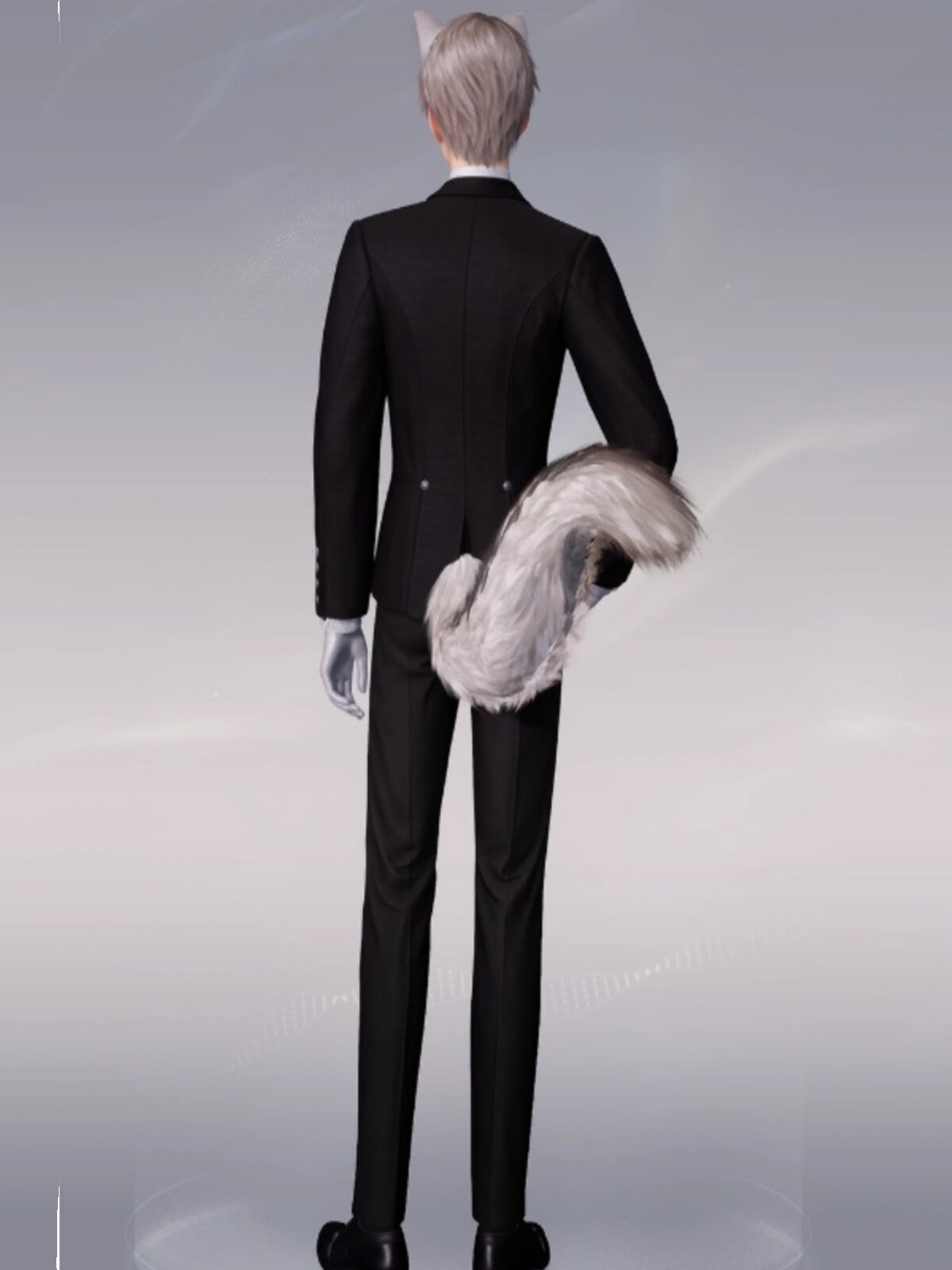 SHEN XING RETURNED TO THE PEACH BLOSSOM LAND AND THE DEEP SPACE COSPLAY THE TUXEDO MAN QI YU QIN CHE THE MENS PERFORMANCE THE ART TEST SUIT