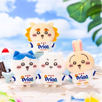 全款预约 chiikawa吉伊卡哇 orion联名啤酒系列挂件 托特包 贴纸