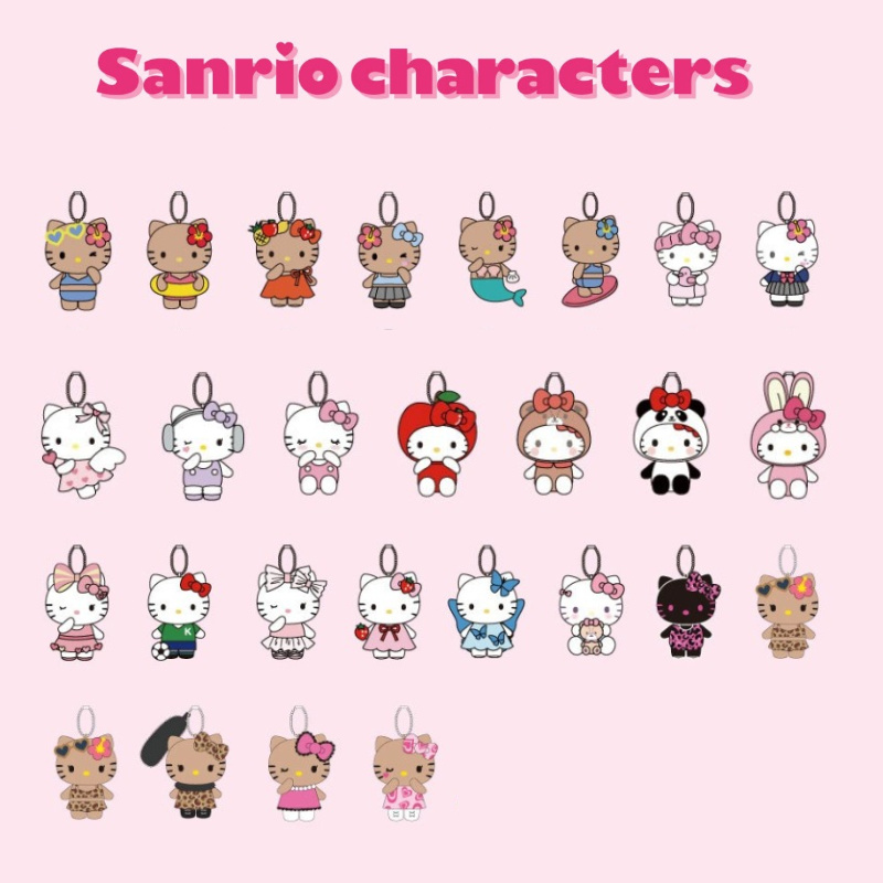 26年2月全款预售 日本三丽鸥Avail联名受注三丽鸥经典黑皮KT挂件