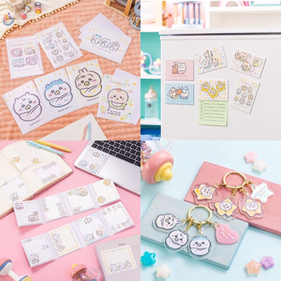 国现包邮 日本ckw baby宝宝 便签本 文件夹 冰箱贴胶带纸