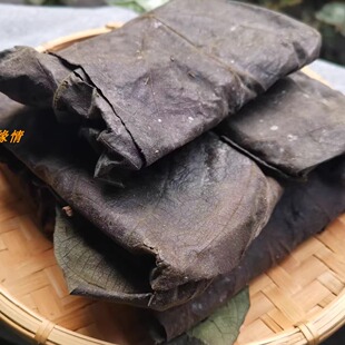 臭豆鼓德宏新鲜臭豆豉凉拌傣族豆湿拉丝纳豆叶子包豆霉豆自然发酵