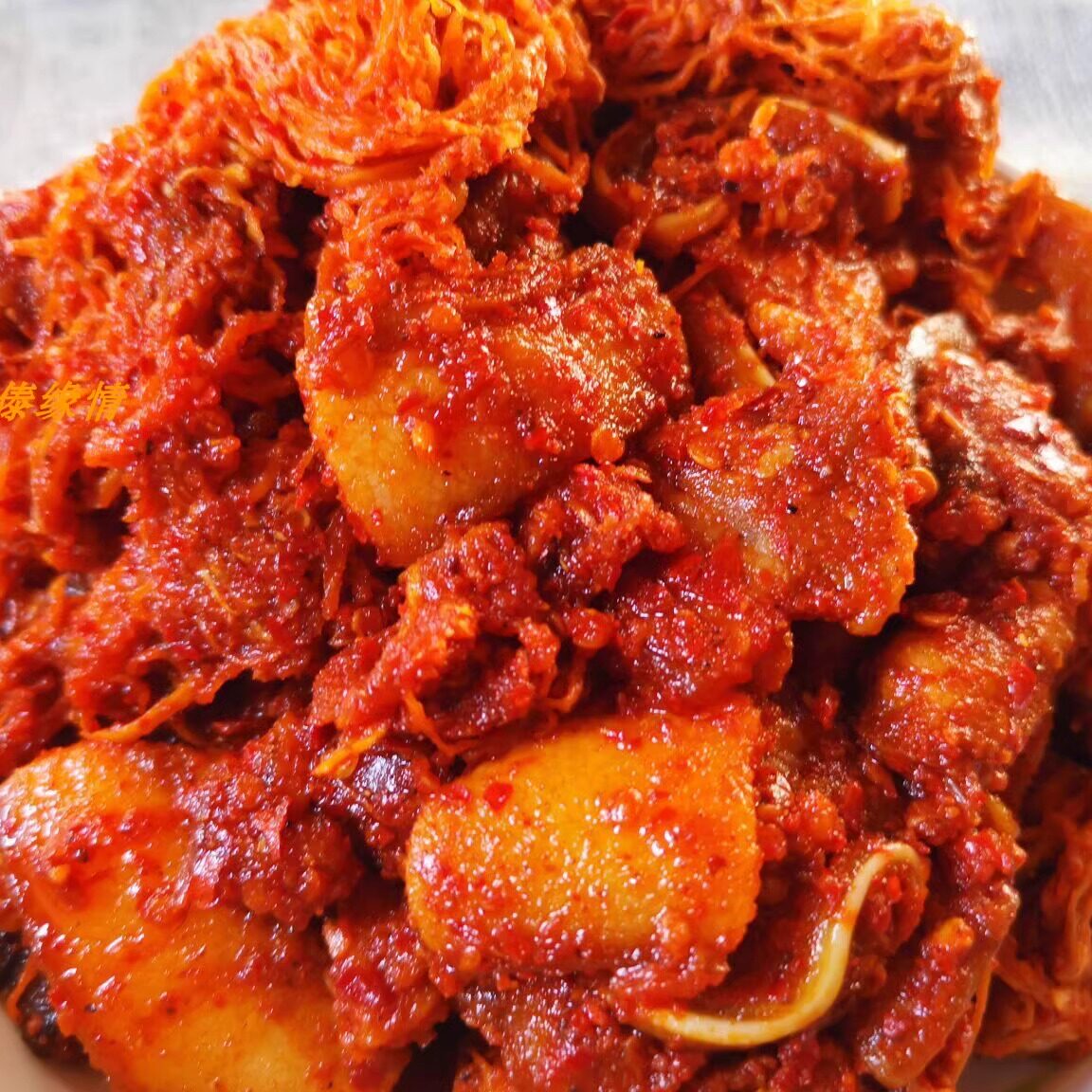 云南德宏特产腌腊排骨炸骨头生萝卜丝鲊肉炸肉腌鲊骨头渣排骨鲊