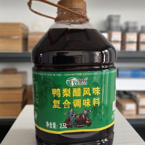 山东阳信特产鼎致鸭梨醋汁2.5升每瓶饺子凉拌美味果醋桶装