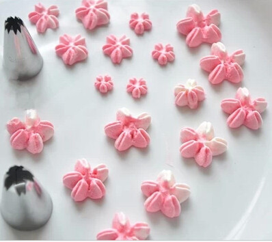 三能樱花裱花嘴 蛋糕樱花曲奇裱花嘴 溶豆花嘴 不锈钢SN7211 7221